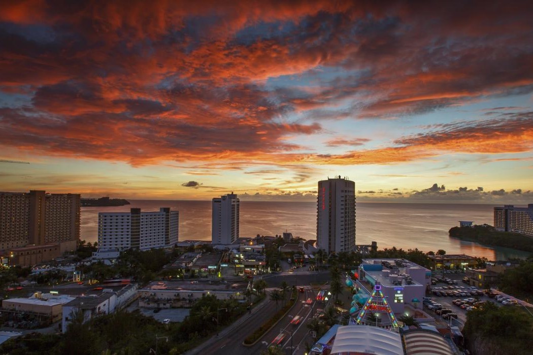Beautiful view of Tumon Beach